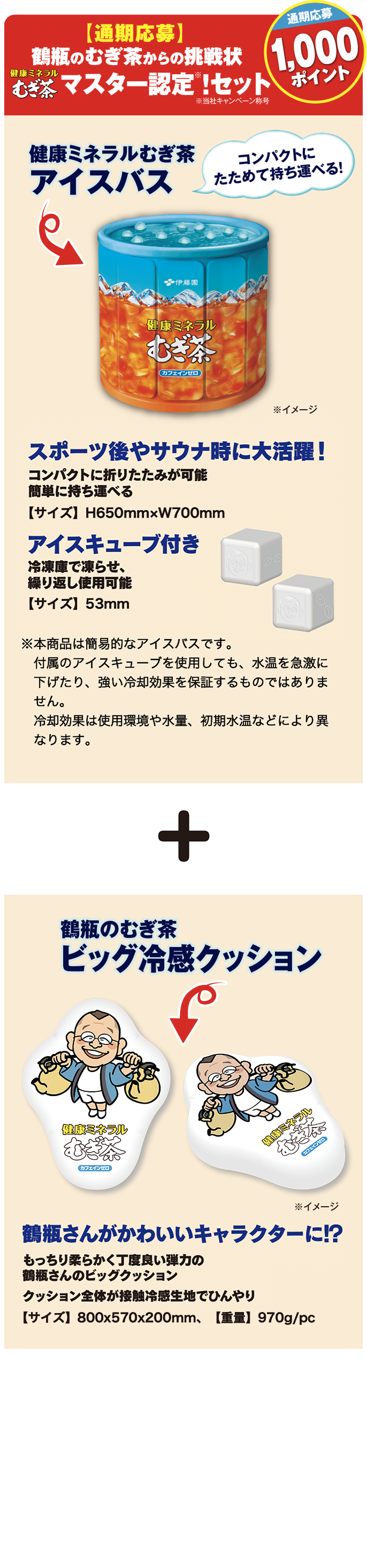 1,000ポイント
              健康ミネラルむぎ茶 マスター認定※!セット